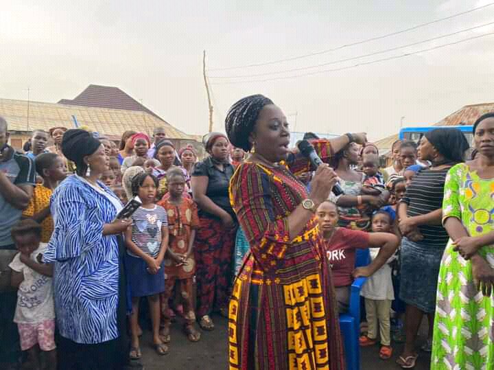 Pastor Becky Enenche Steps Out For Street Evangelism (Photos)