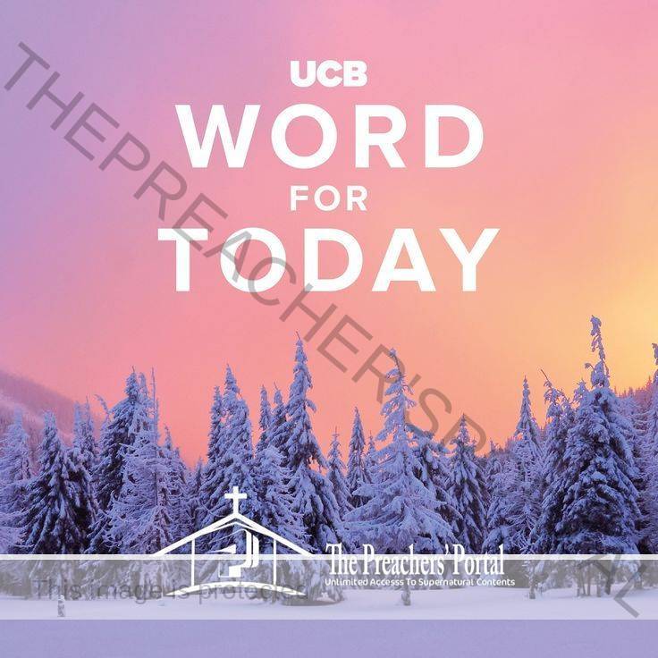 UCB Word For Today 30 September 2022 Devotional