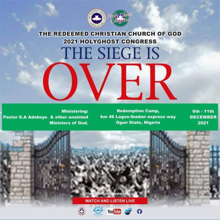 Download Mp3 | All RCCG Holy Ghost Congress 2021 Messages (December)