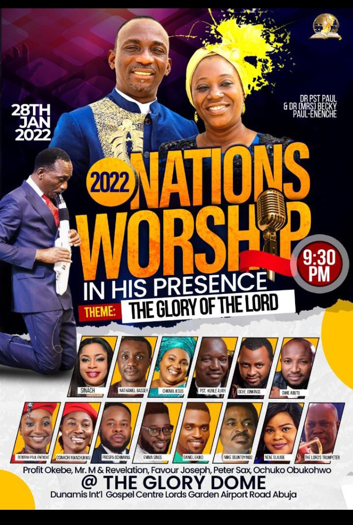 DIGC-- Nations Worship In His Presence 2022 Live With Dr Paul Enenche