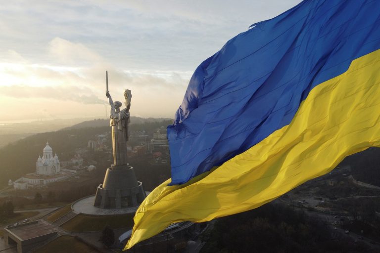 Ukrainian Pastors Pray At A Cross Close To The Russian Forces Amid War Threats