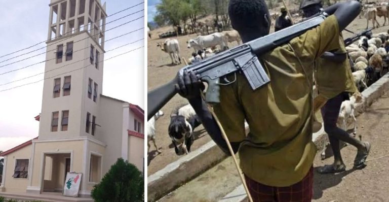 Fulani Herdsmen Attack Catholic Church In Ondo State, Killing Many (Video)