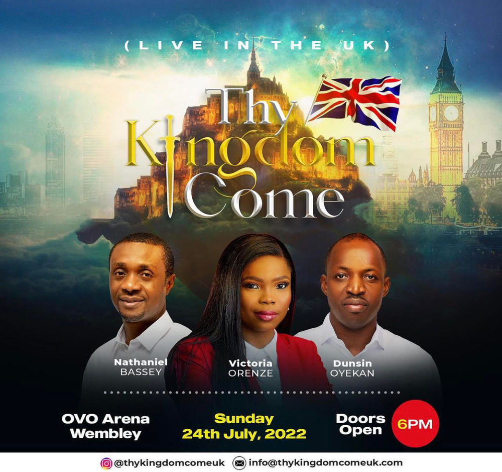Nathaniel Bassey Ft. Victoria Orenze & Dunsin Oyekan - Thy Kingdom Come (UK) | Download Mp3 (Audio)