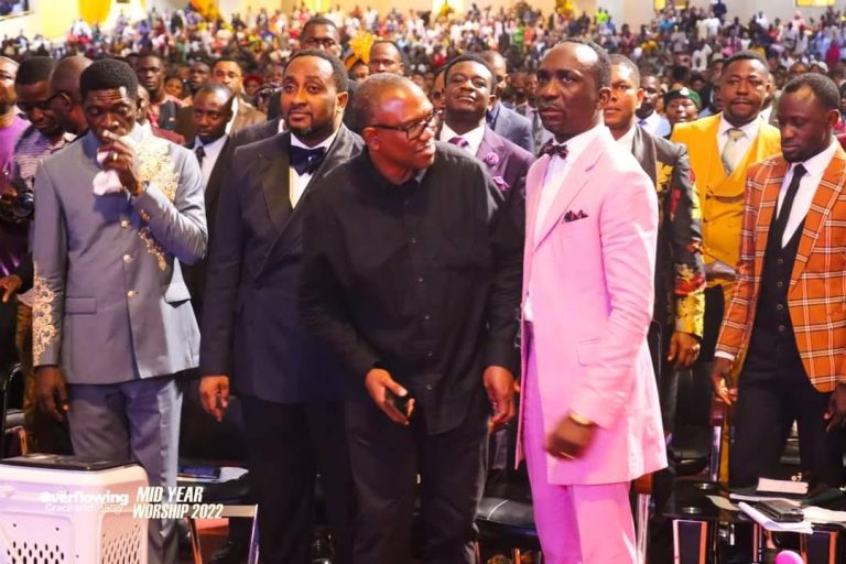 Peter Obi Visits Dunamis Church And The Crowd Went Agog (Full Video)