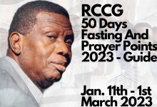 RCCG 50 Days Fasting And Prayer Points Guide 2023 (January - March)