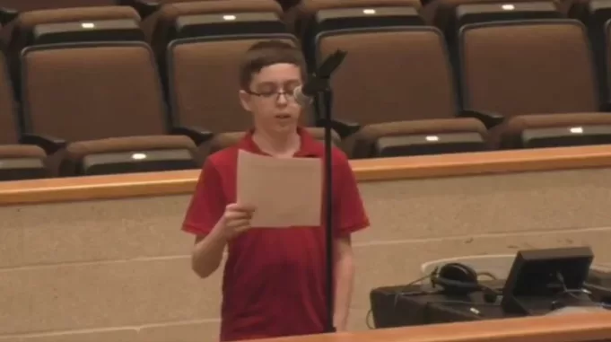 12-year-old Sent Home For Wearing ‘there are only 2 genders’ T-shirt Confronts School Board 12-year-old Sent Home For Wearing 'there are only 2 Genders' T-shirt
