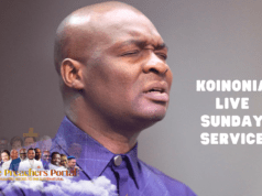 Koinonia Global Sunday Service Live with Apostle Joshua Selman Koinonia Global Sunday Service Live with Apostle Joshua Selman