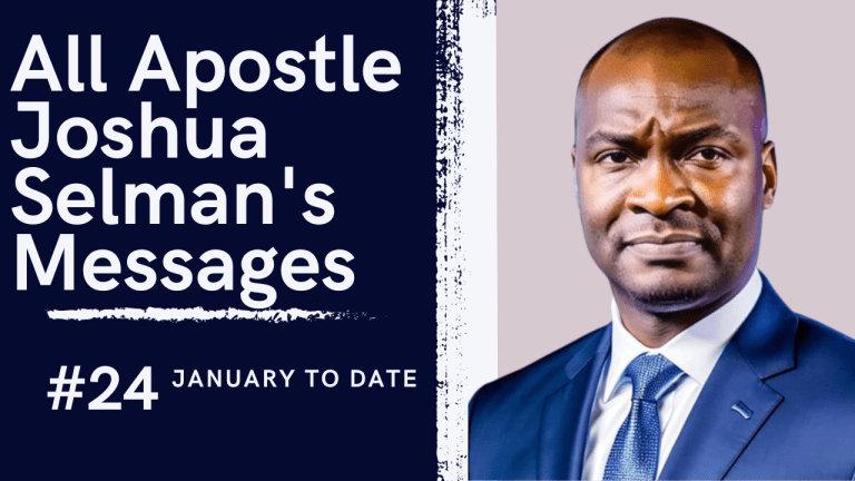 DOWNLOAD MP3 | All Apostle Joshua Selman Messages 2024