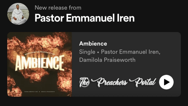 Pastor Emmanuel Iren & Damilola Praiseworth - Ambience || MP3