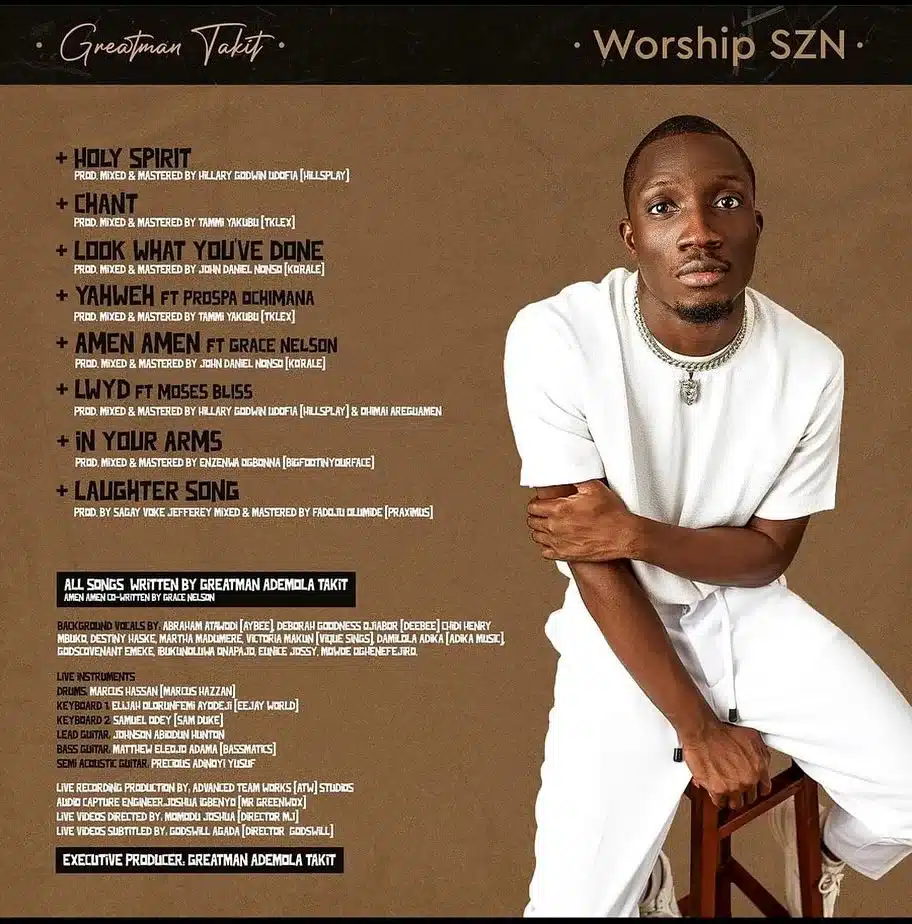 Greatman Takit – Worship SZN || Album MP3 Audio