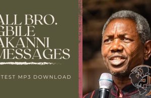 Download MP3 | All Bro. Gbile Akanni Messages To Date (Audio) Download MP3 | All Bro. Gbile Akanni Messages To Date (Audio)