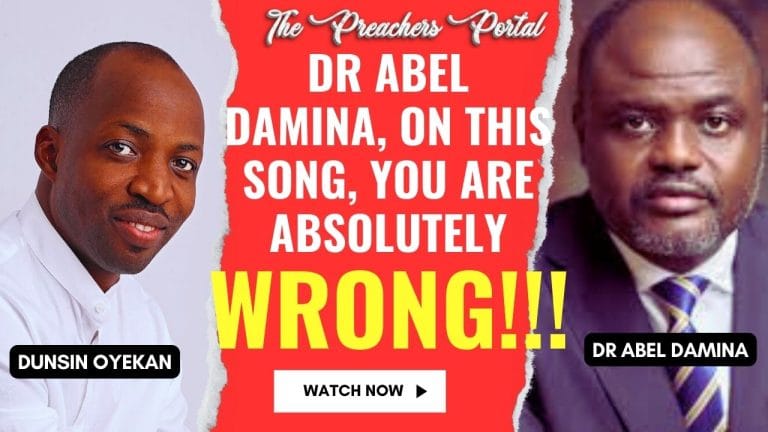 Dr Abel Damina Was Wrong For Saying This About Dunsin Oyekan’s Song
