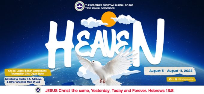 RCCG 72nd Annual Convention 2024 – Full Programme Schedule RCCG 72nd Annual Convention 2024 – Full Programme Schedule