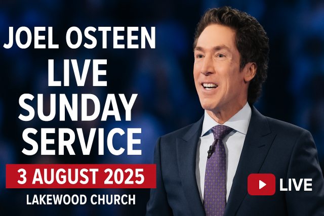 Joel Osteen Live Sunday 3 August 2025 Live || Lakewood Church