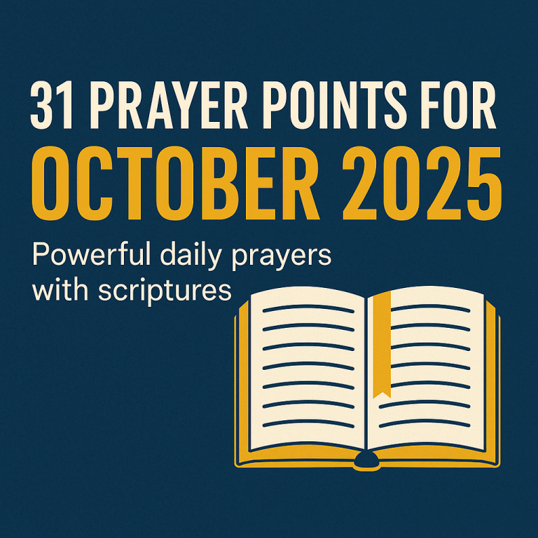 Happy New Month Prayers for October 2025 with Scriptures