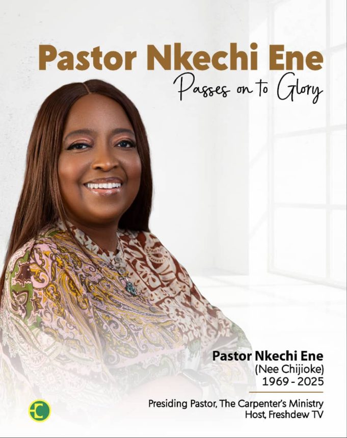 Pastor Nkechi Ene Passes On to Glory | October 2025 Pastor Nkechi Ene Passes On to Glory | October 2025