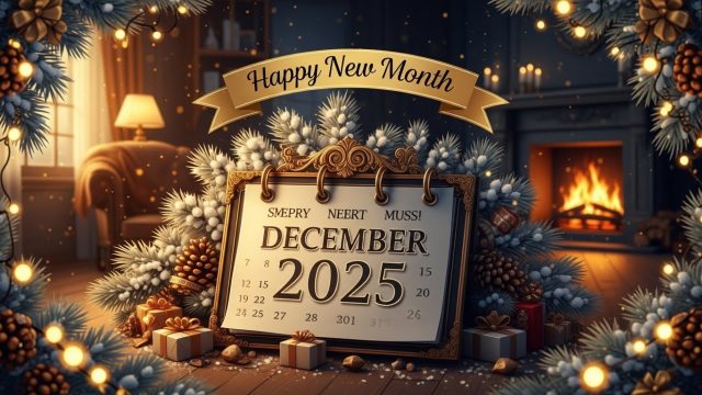 Happy New Month December 2025