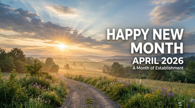 Happy New Month April 2026 Happy New Month April 2026 prayers and prophetic declarations