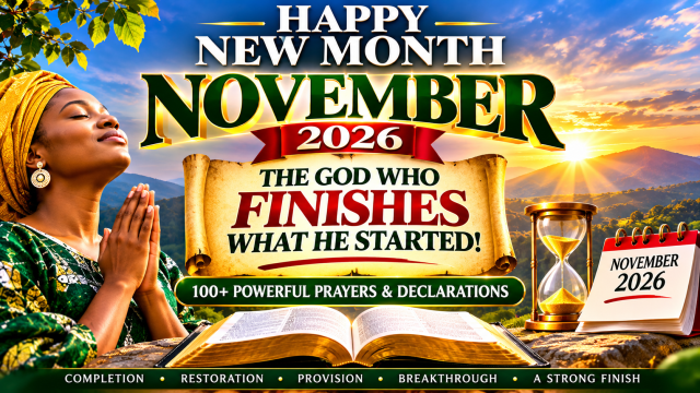 November 2026_ A Strong Finish 100+ Happy New Month Prayers for November 2026